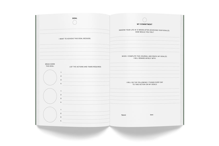 The Circle3 - The 3 Month Goal Setting Journal