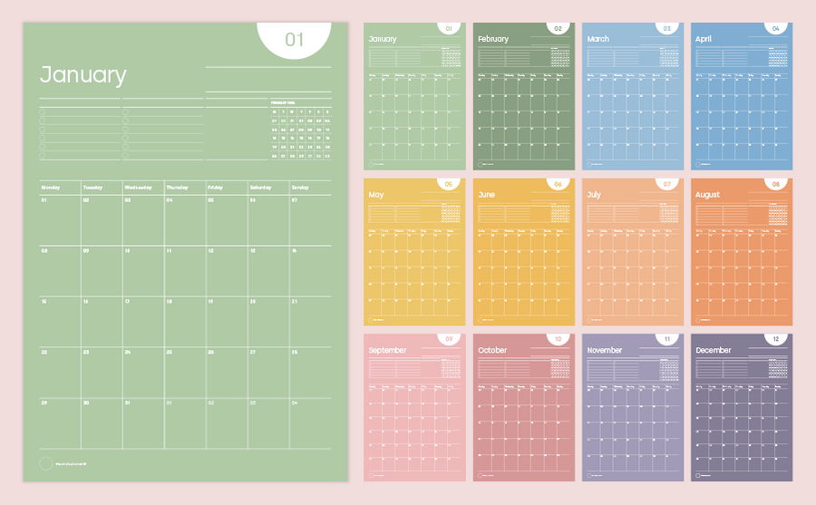 *NEW* The 2024 Circle Wall Planner
