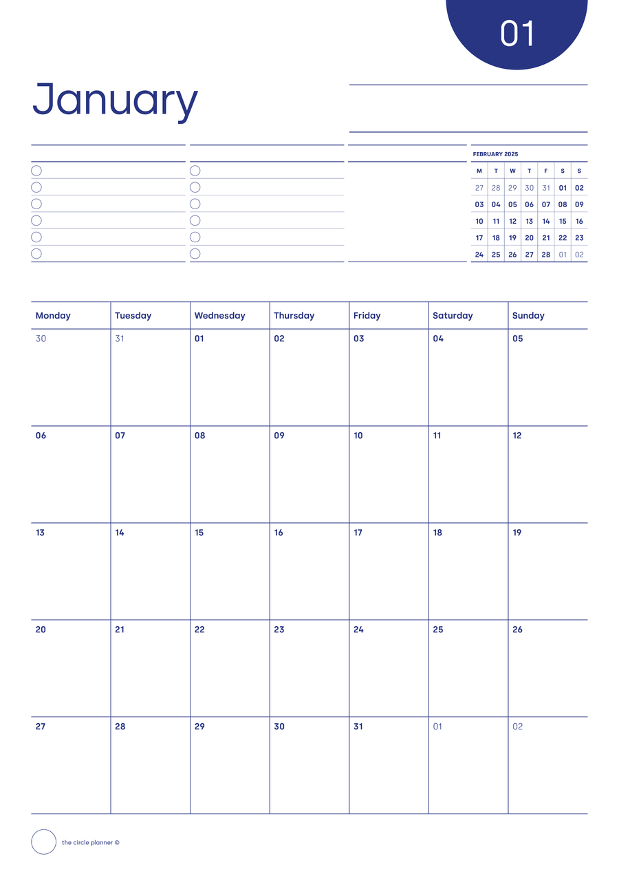 The 2026 Circle Wall Planner