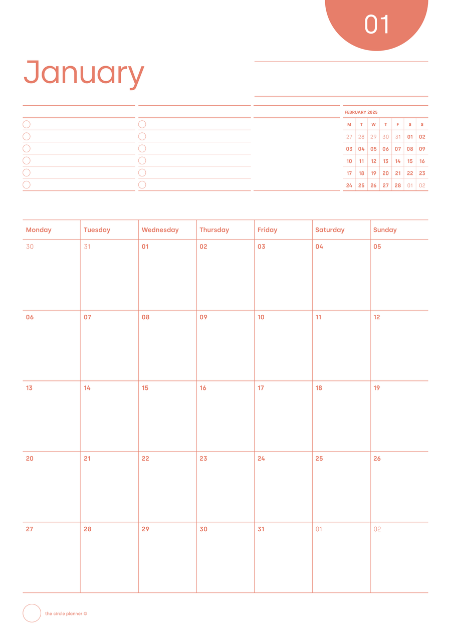 The 2026 Circle Wall Planner