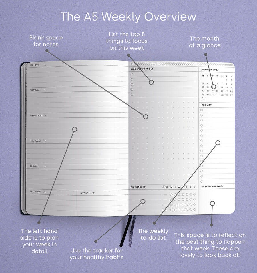 Moleskine Weekly Agenda with Space for Notes 12 Months 2024, Agenda 2024,  Size P