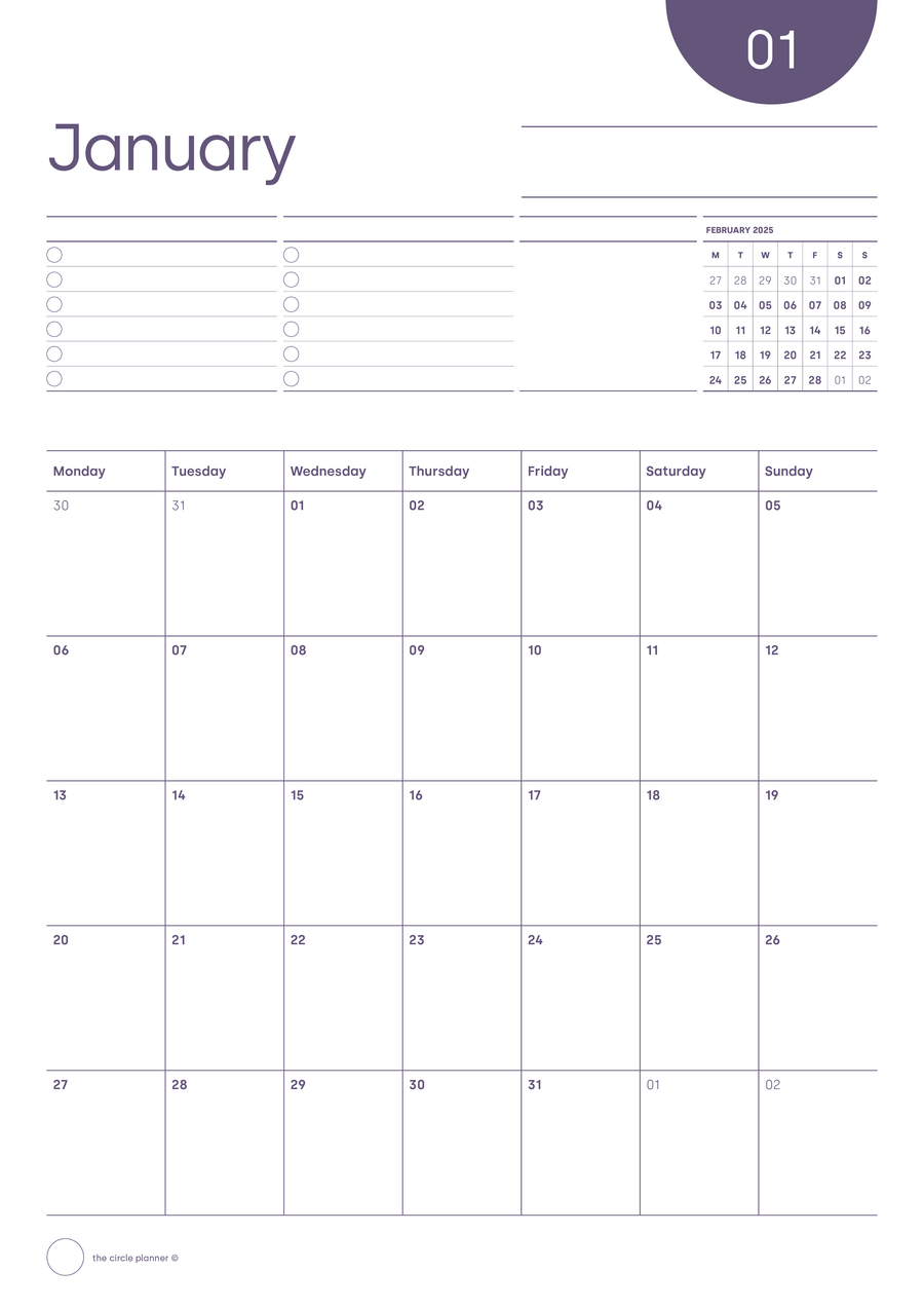 The 2026 Circle Wall Planner