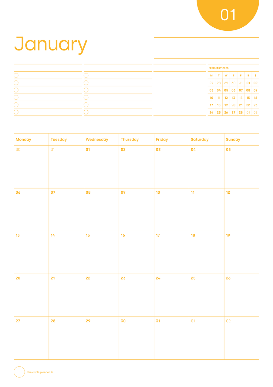 The 2026 Circle Wall Planner
